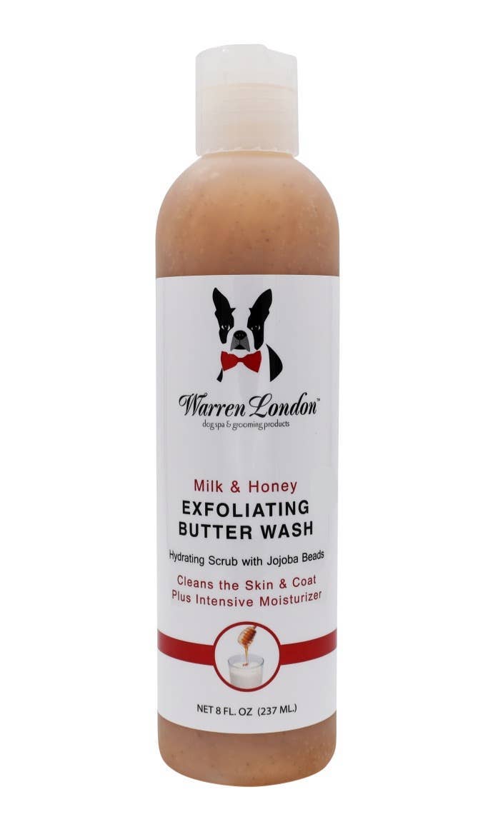 Warren London Dog Products - Exfoliating Butter Wash Dog Shampoo - 2 Scents - 2 Sizes: Pomegranate & Fig / 8oz